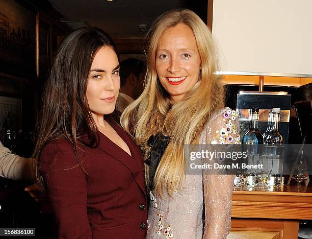 Tallulah Harlech and Martha Ward attend a launch hosted by The Vinyl Factory of Bryan Ferry's new album 'The Jazz Age' at Annabelson November 22,...