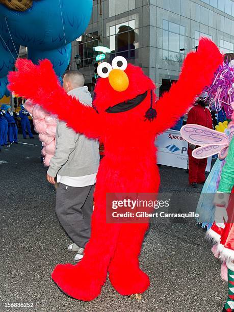 Sesame Street's Elmo attends the 93rd annual Dunkin' Donuts Thanksgiving Day Parade on November 22, 2012 in Philadelphia, Pennsylvania.