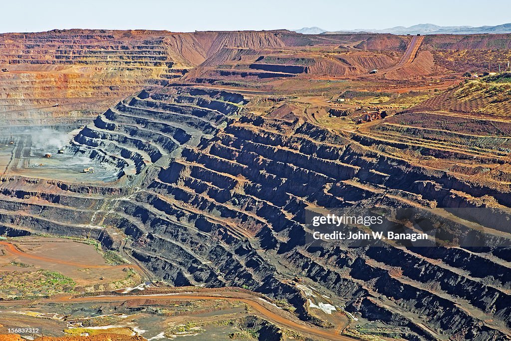 Tom Price Iron ore mine.Western Australia