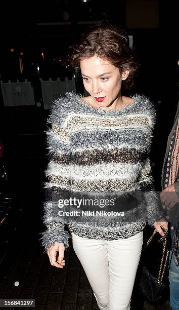 Anna Friel sighting on November 22, 2012 in London, England.