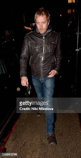 Rhys Ifans sighting on November 22, 2012 in London, England.