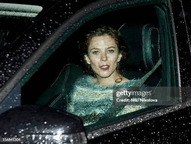 Anna Friel sighting on November 22, 2012 in London, England.