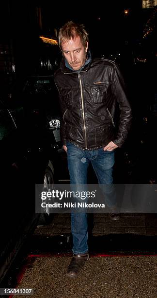 Rhys Ifans sighting on November 22, 2012 in London, England.