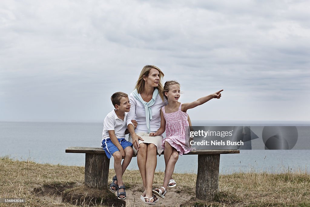 Family on Beach