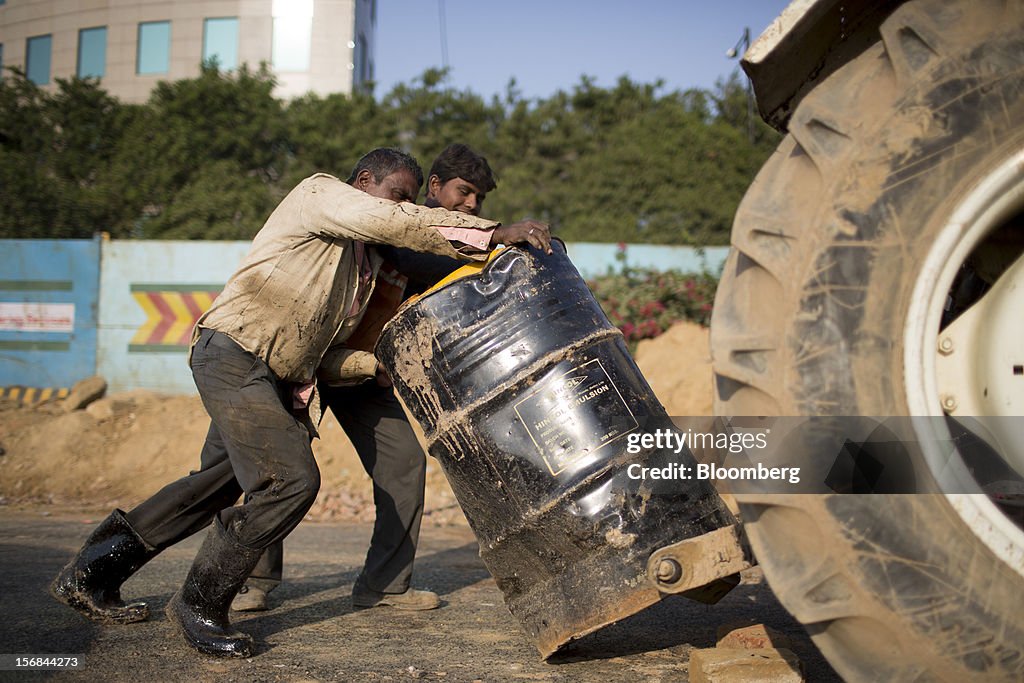 Images Of The Infrastructure And Economy In Gurgaon Ahead Of India Quarterly GDP Figures