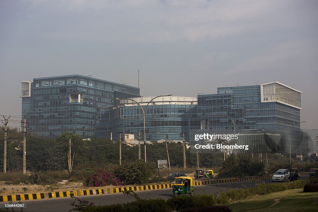 Images Of The Infrastructure And Economy In Gurgaon Ahead Of India Quarterly GDP Figures