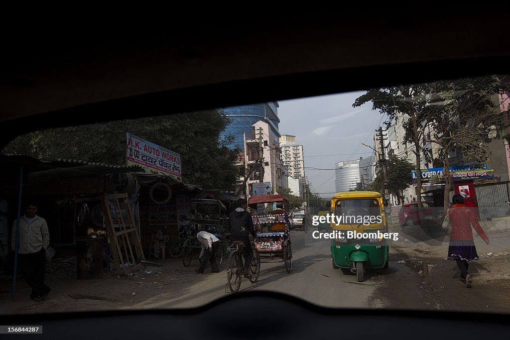 Images Of The Infrastructure And Economy In Gurgaon Ahead Of India Quarterly GDP Figures