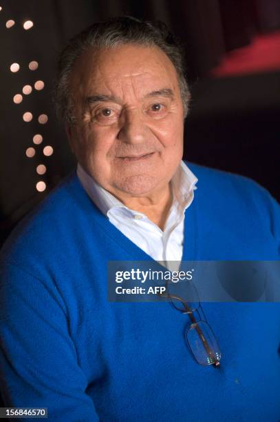 Antoine D'Agostino, director of the "Cave de Rungis" is pictured in Rungis, southern Paris on November 21, 2012. AFP PHOTO/MIGUEL MEDINA