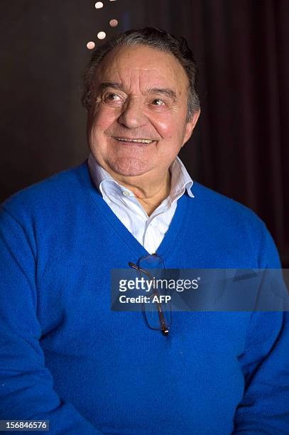Antoine D'Agostino, director of the "Cave de Rungis" is pictured in Rungis, southern Paris on November 21, 2012. AFP PHOTO/MIGUEL MEDINA