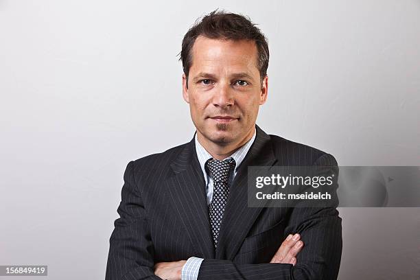 young business man in shirt and suit - soul patch stock pictures, royalty-free photos & images