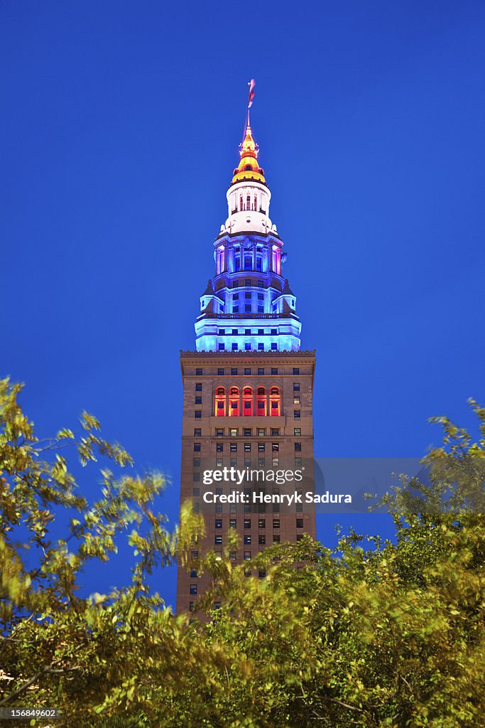 USA, Ohio, Cleveland, Terminal Tower in Cleveland