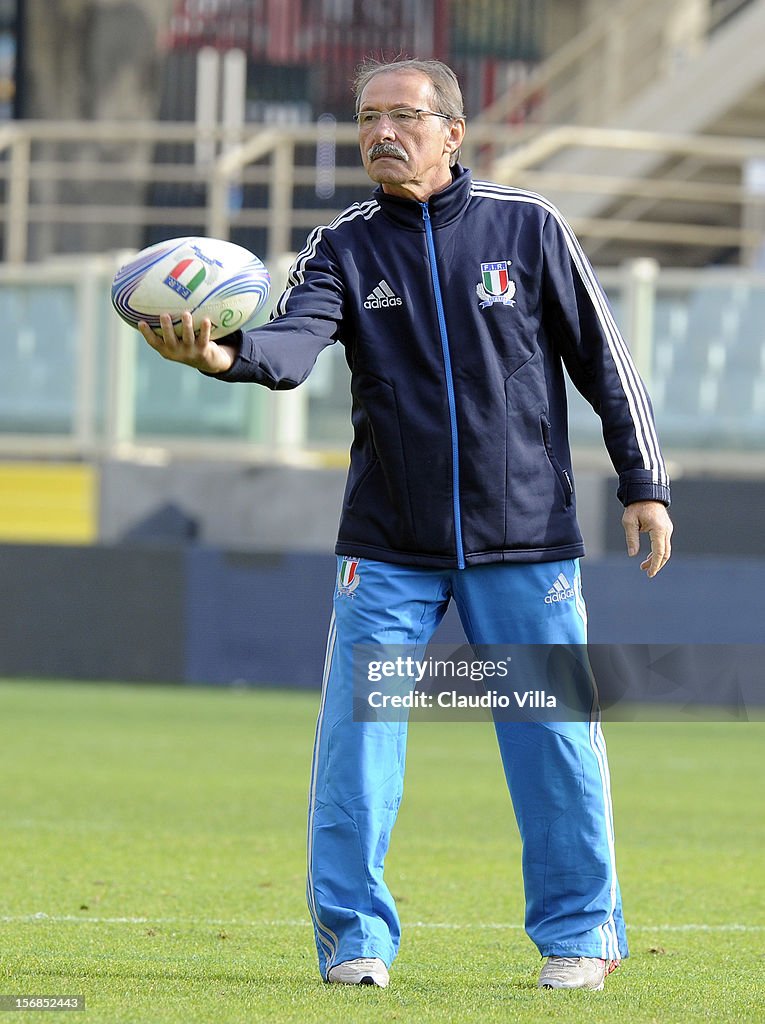 Italy Captain's Run & Press Conference