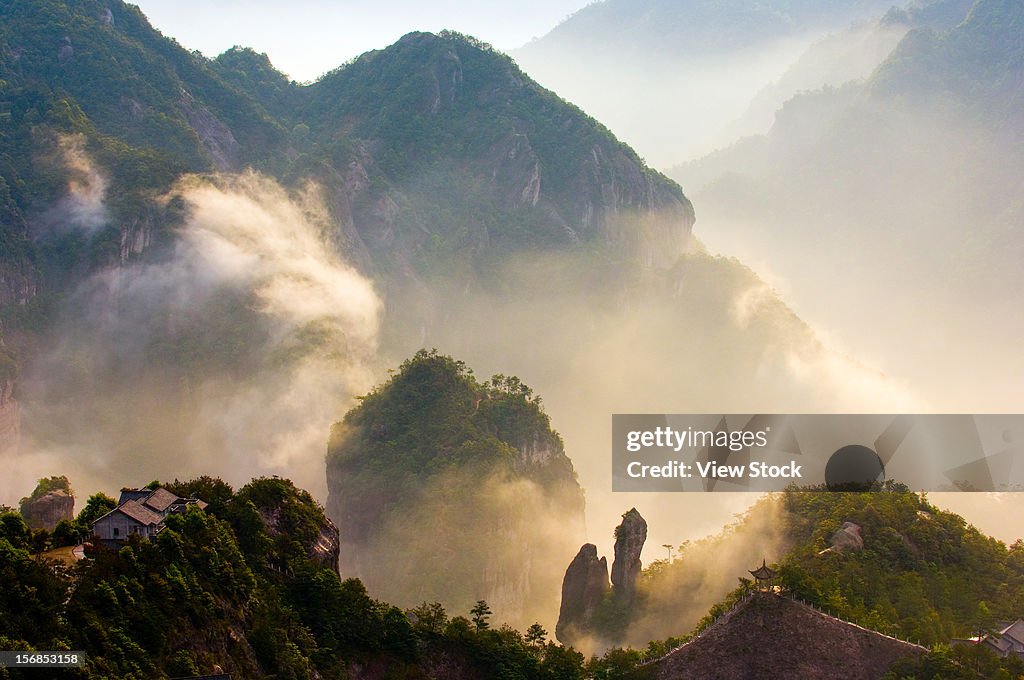 Yandang Mountain landscape,Zhejiang,China