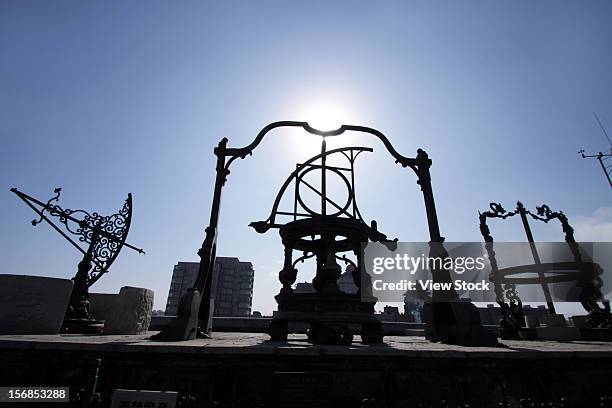 beijing ancient observatory,beijing,china - observatory stock pictures, royalty-free photos & images