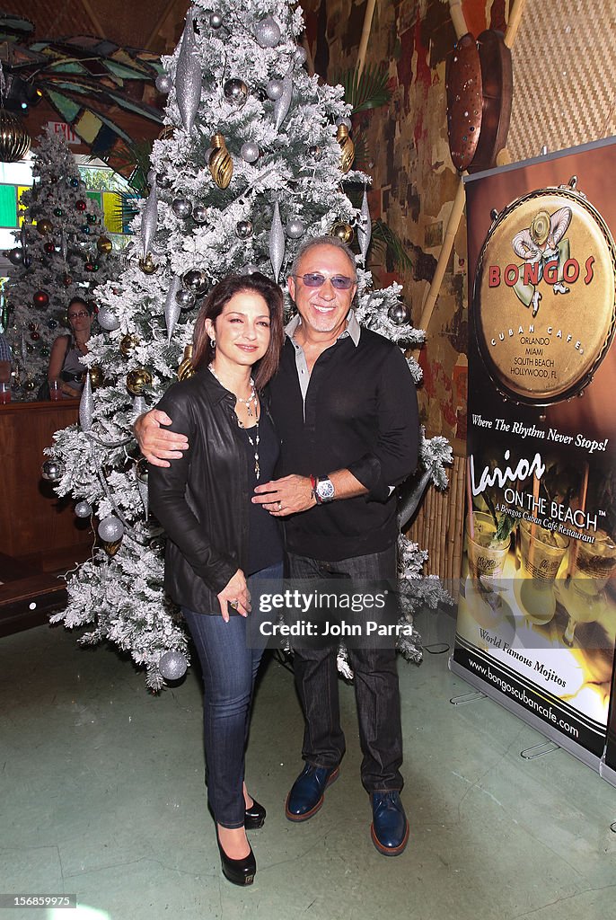 Gloria & Emilio Estefan Host 5th Annual Thanksgiving Feed A Friend