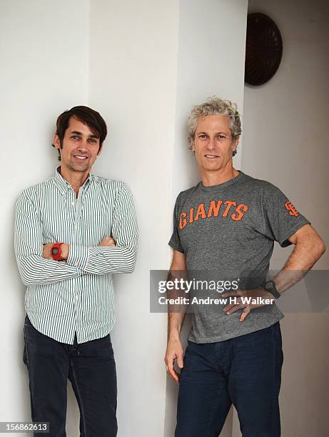 Scott McGehee and David Siegel pose for a portrait during the 2012 Doha Tribeca Film Festival at AL Najada Hotel on November 23, 2012 in Doha, Qatar.