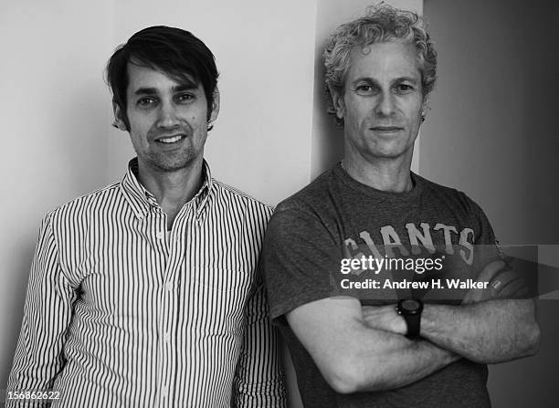 Scott McGehee and David Siegel pose for a portrait during the 2012 Doha Tribeca Film Festival at AL Najada Hotel on November 23, 2012 in Doha, Qatar.