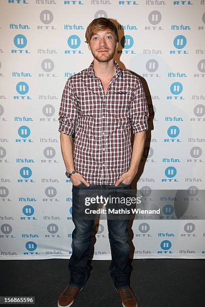 Maximilian Hofstetter attends the 'Koeln 50667' Press Conference at the Kunstbar on November 23, 2012 in Cologne, Germany.