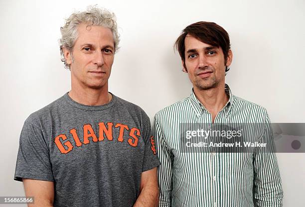 David Siegel and Scott McGehee pose for a portrait during the 2012 Doha Tribeca Film Festival at AL Najada Hotel on November 23, 2012 in Doha, Qatar.