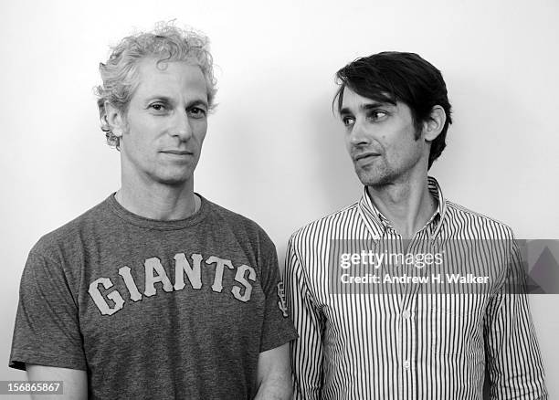 David Siegel and Scott McGehee pose for a portrait during the 2012 Doha Tribeca Film Festival at AL Najada Hotel on November 23, 2012 in Doha, Qatar.