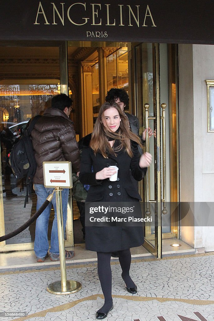 Christa B. Allen Sighting in Paris - November 23, 2012