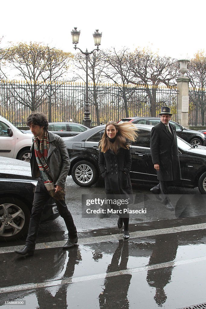 Christa B. Allen Sighting in Paris - November 23, 2012