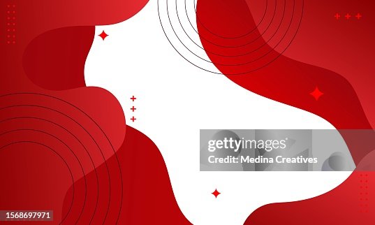 Gradient Red Abstract Background with Geometric Elements Gradient Red Abstract Background with Geometric Elements