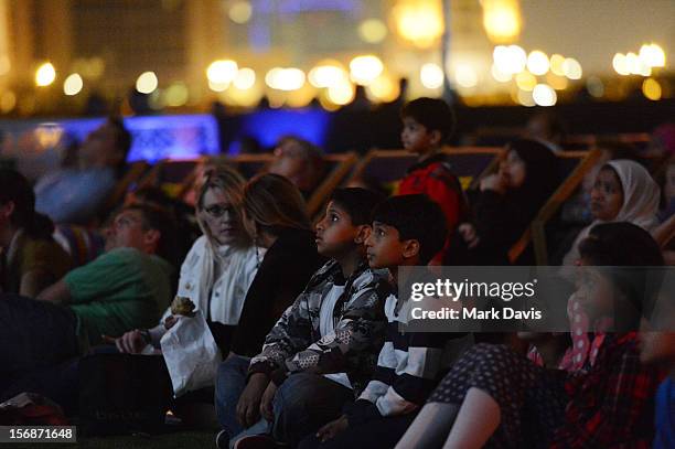 General view of the "ET" Screening during the 2012 Doha Tribeca Film Festival at Sony Open Air Theater Katara on November 23, 2012 in Doha, Qatar.