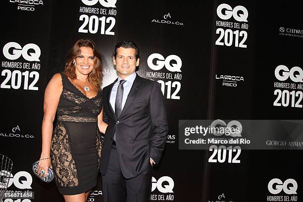 Jessica Newton poses during the awards ceremony GQ Men of the Year 2012 at La Huaca Pucllana on November 23, 2012 in Lima, Peru.