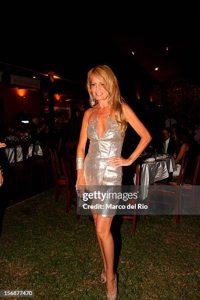 Cecilia Bolocco posa during the awards ceremony GQ Men of the Year 2012 at La Huaca Pucllana on November 23, 2012 in Lima, Peru.