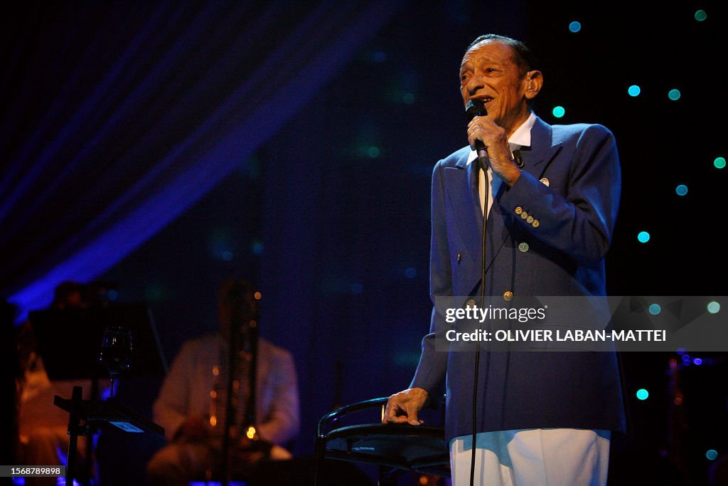 French Singer Henri Salvador Performs During The Last Concert Of His french-singer-henri-salvador-performs-during-the-last-concert-of-his