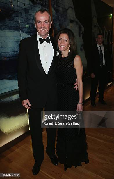 Ambassador Philip Murphy and his wife Tammy Murphy attend the 2012 Bundespresseball at the Intercontinental Hotel on November 23, 2012 in Berlin,...