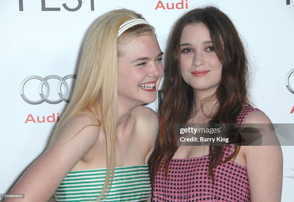 2012 AFI FEST - "Ginger & Rosa" Special Screening