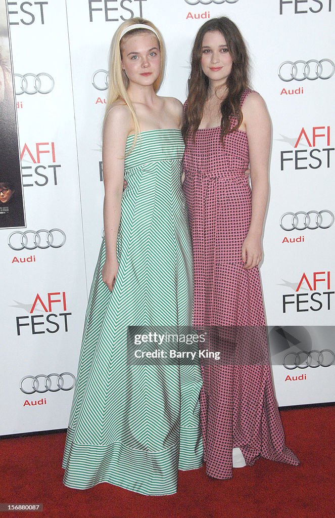 2012 AFI FEST - "Ginger & Rosa" Special Screening