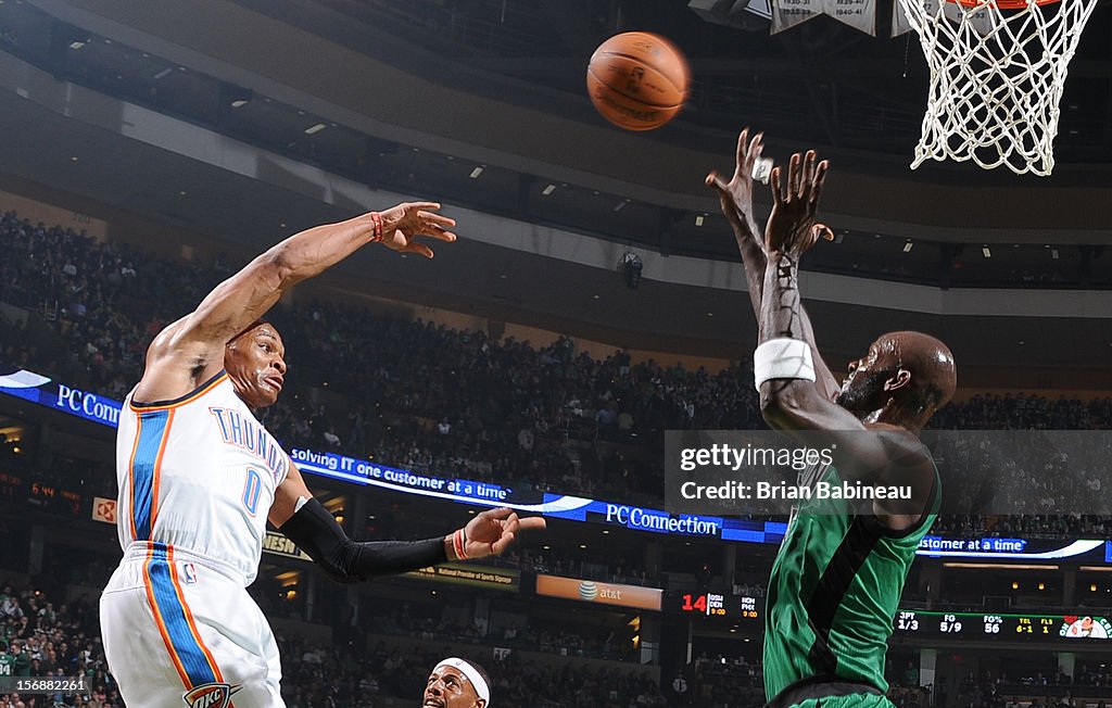 Oklahoma Cit Thunder v Boston Celtics