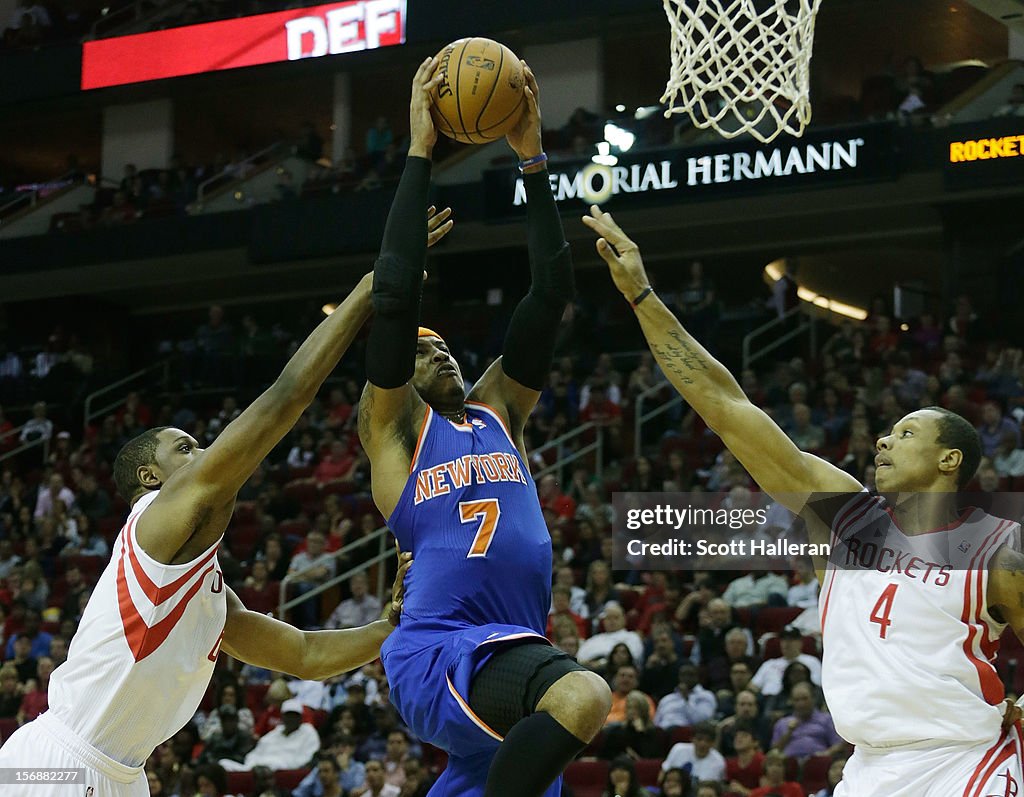 New York Knicks v Houston Rockets