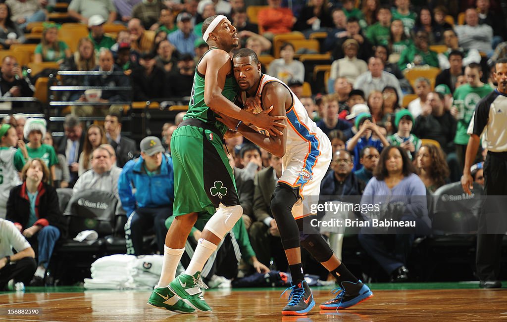 Oklahoma Cit Thunder v Boston Celtics