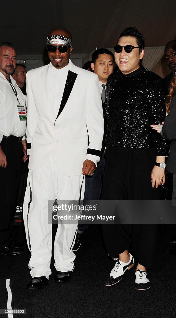 40th Anniversary American Music Awards - Press Room