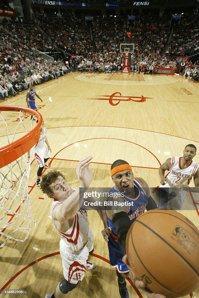 New York Knicks v Houston Rockets