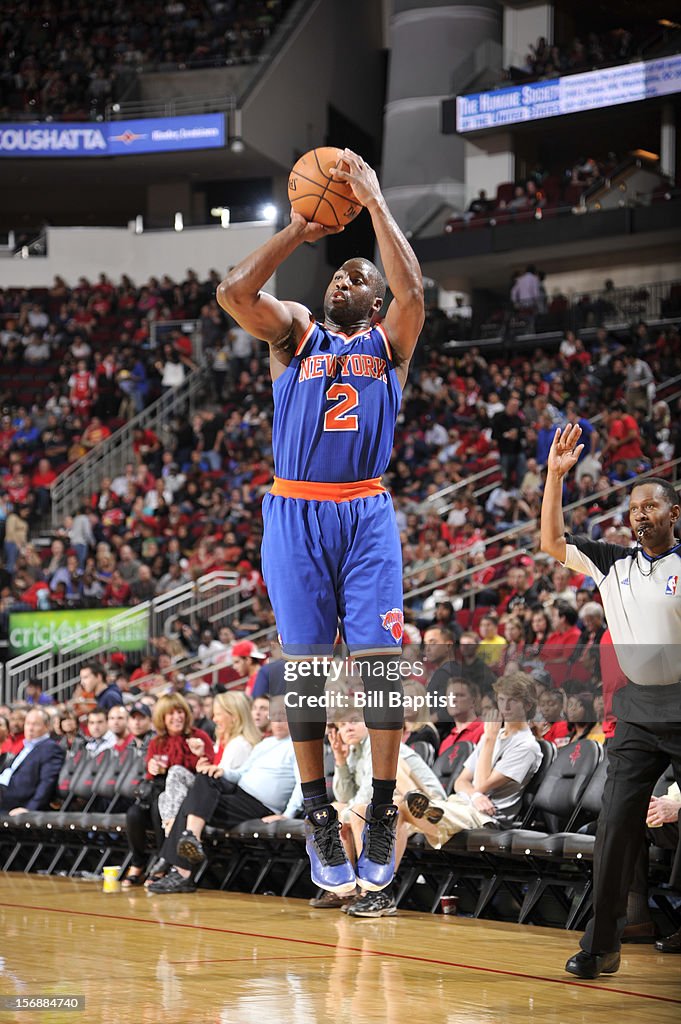 New York Knicks v Houston Rockets