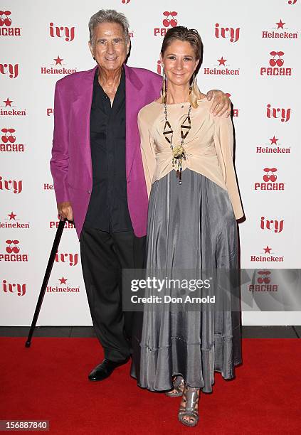 John Hemmes and Bettina Hemmes pose at the Pacha Launch at the Ivy on November 24, 2012 in Sydney, Australia.