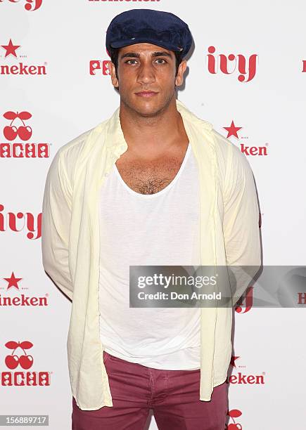 Firass Dirani poses at the Pacha Launch at the Ivy on November 24, 2012 in Sydney, Australia.