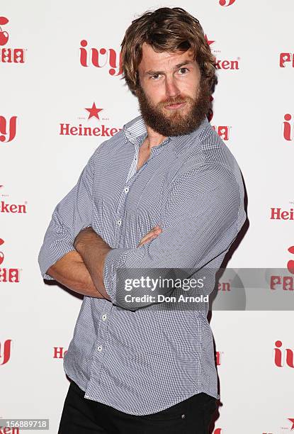 David Williams poses at the Pacha Launch at the Ivy on November 24, 2012 in Sydney, Australia.