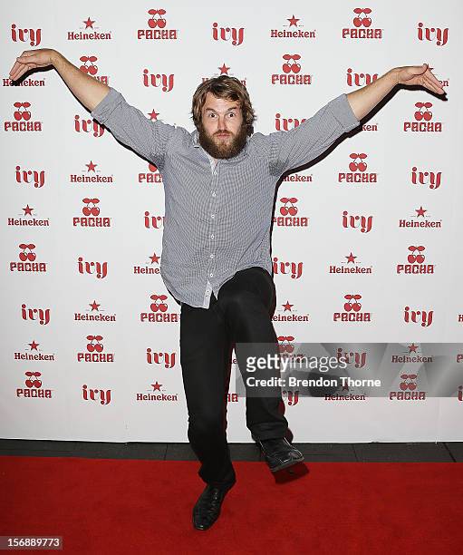 David Williams arrives at the Pacha Launch at the Ivy on November 24, 2012 in Sydney, Australia.