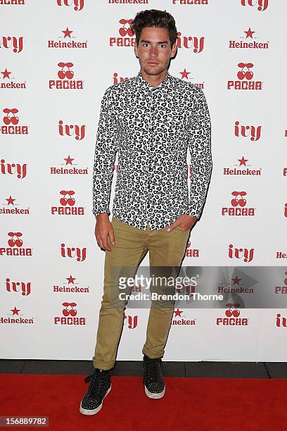 Nathan Jolliffe arrives at the Pacha Launch at the Ivy on November 24, 2012 in Sydney, Australia.