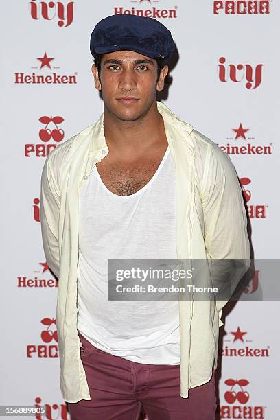 Firass Dirani arrives at the Pacha Launch at the Ivy on November 24, 2012 in Sydney, Australia.