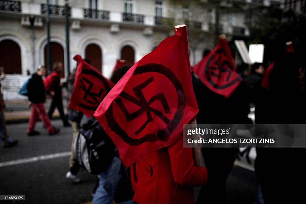 GREECE-IMMIGRATION-RACISM-PROTEST