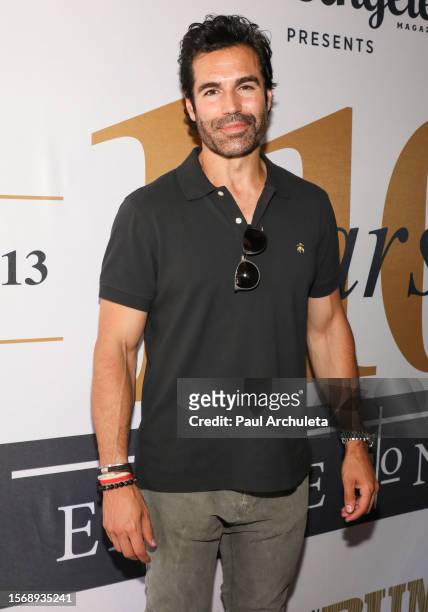 Jordi Vilasuso attends the Engine Co. No. 28's 110th anniversary celebration at Engine Co. No. 28 on July 24, 2023 in Los Angeles, California.