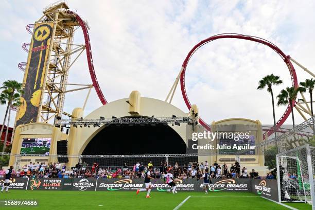 General view during the Premier League Summer Series Legends 5v5 at Universal Studios on July 24, 2023 in Orlando, Florida.