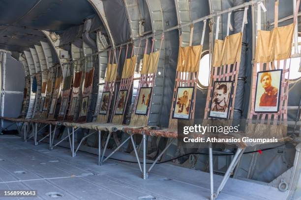 The Tymvos Makedonitissa military cemetery on July 19, 2023 in Nicosia. Thousands of Greek and Cypriot soldiers were killed in 1974 during the...